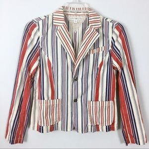 SALE! Tommy Hilfiger Blazer Red White Blue Stripe